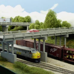 Cheap ❤️ 150' 1930's Highway Overpass w/4 Piers HO Rix Products 🌟