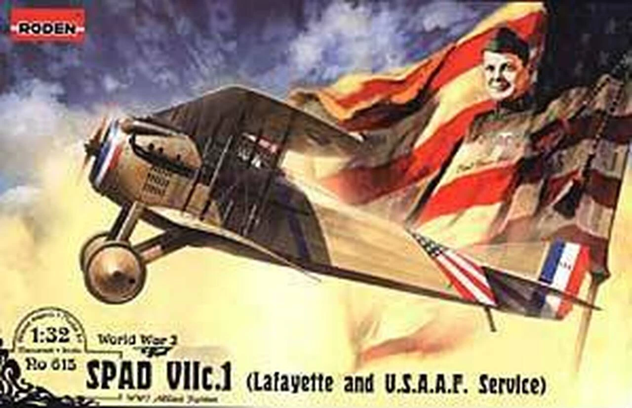 Cheap π SPAD VII c.1 WWI BiPlane Fighter 1/32 Roden 𧨠1 Cheap π SPAD VII c.1 WWI BiPlane Fighter 1/32 Roden π§¨