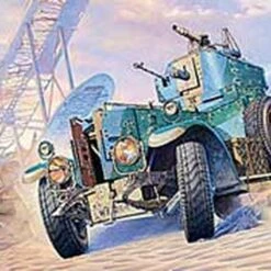 Best deal 🎁 British Armored Car Mk.II with Sand Tires 1/35 Roden ⌛