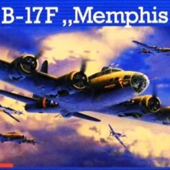 Best Pirce 🔔 B-17F Memphis Belle USAF Bomber 1/72 Revell Germany ⭐