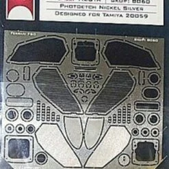 Discount 👍 Ferrari F60 F1 Photo-Etch Nickel Silver Detail Set (For TAM) 1/20 Scale Motorsport ✨