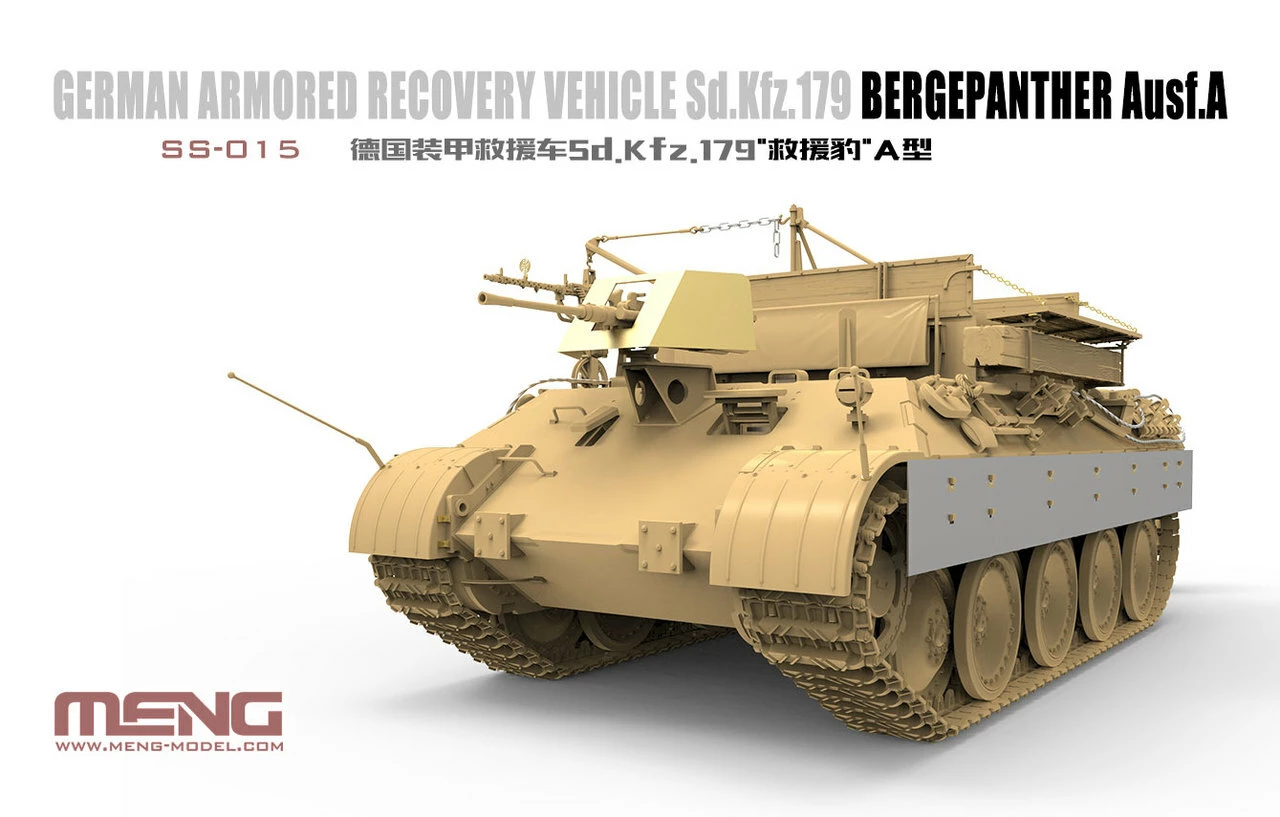 Wholesale ❤️ SdKfz 179 Bergepanther Ausf A German Armored Recovery Vehicle 1/35 Meng Models ✨ 2 Wholesale ❤️ SdKfz 179 Bergepanther Ausf A German Armored Recovery Vehicle 1/35 Meng Models ✨ - Image 2