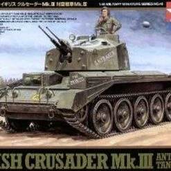 Promo 💯 Crusader Mk III Anti-Aircraft Tank 1/48 Tamiya 💯