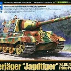 Best Pirce 🎉 Jagdtiger SdKfz 186 Early Production Heavy Tank Destroyer 1/48 Tamiya 😀