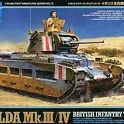Best Pirce ⌛ Matilda Mk III/IV British Mk IIA Infantry Tank 1/48 Tamiya 🌟