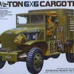 Best Pirce 🔔 2 1-2 6x6 Ton Cargo Truck 1/35 Tamiya 👏