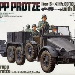 Hot Sale 👍 Krupp Protze with 3.7. CM Pak 1/35 Tamiya 🎁