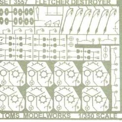 New ⌛ USS The Sullivans DD537 Destroyer Detail Set 1/350 Toms Modelworks ⌛