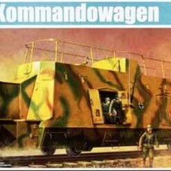 Wholesale 🤩 WWII German Army Kommandowagen Armored Troop Transport Railcar 1/35 Trumpeter 🤩
