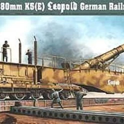 Wholesale 🎉 K5(E) 280mm Leopold German Railroad Gun 1/35 Trumpeter 🔥