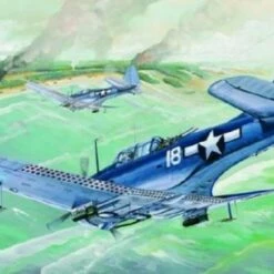 Promo 💯 US Navy SBD-5/A-24B Dauntless Aircraft 1/32 Trumpeter 🎉