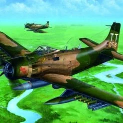 Deals 🤩 A1-J AD-7 Skyraider 1/32 Trumpeter ⌛