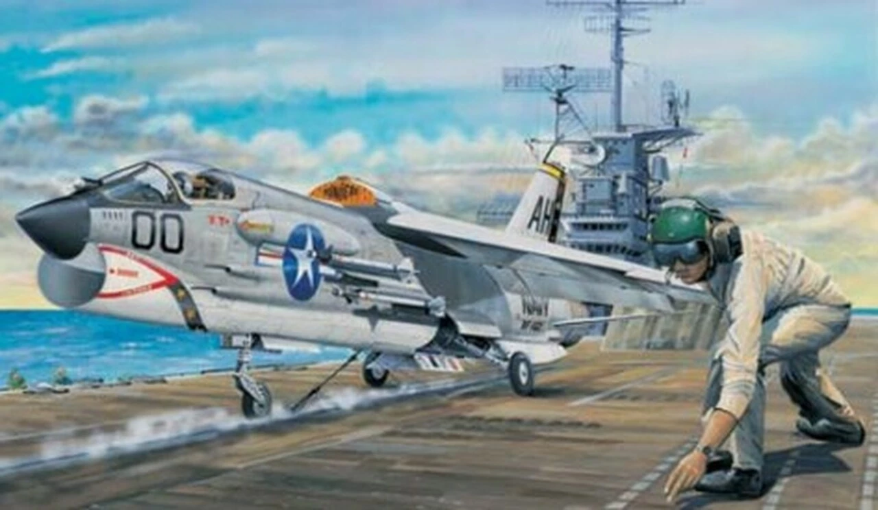 Best Pirce π€© F-8E Crusader US Navy Fighter 1/32 Trumpeter π€© 1 Best Pirce π€© F-8E Crusader US Navy Fighter 1/32 Trumpeter π€©