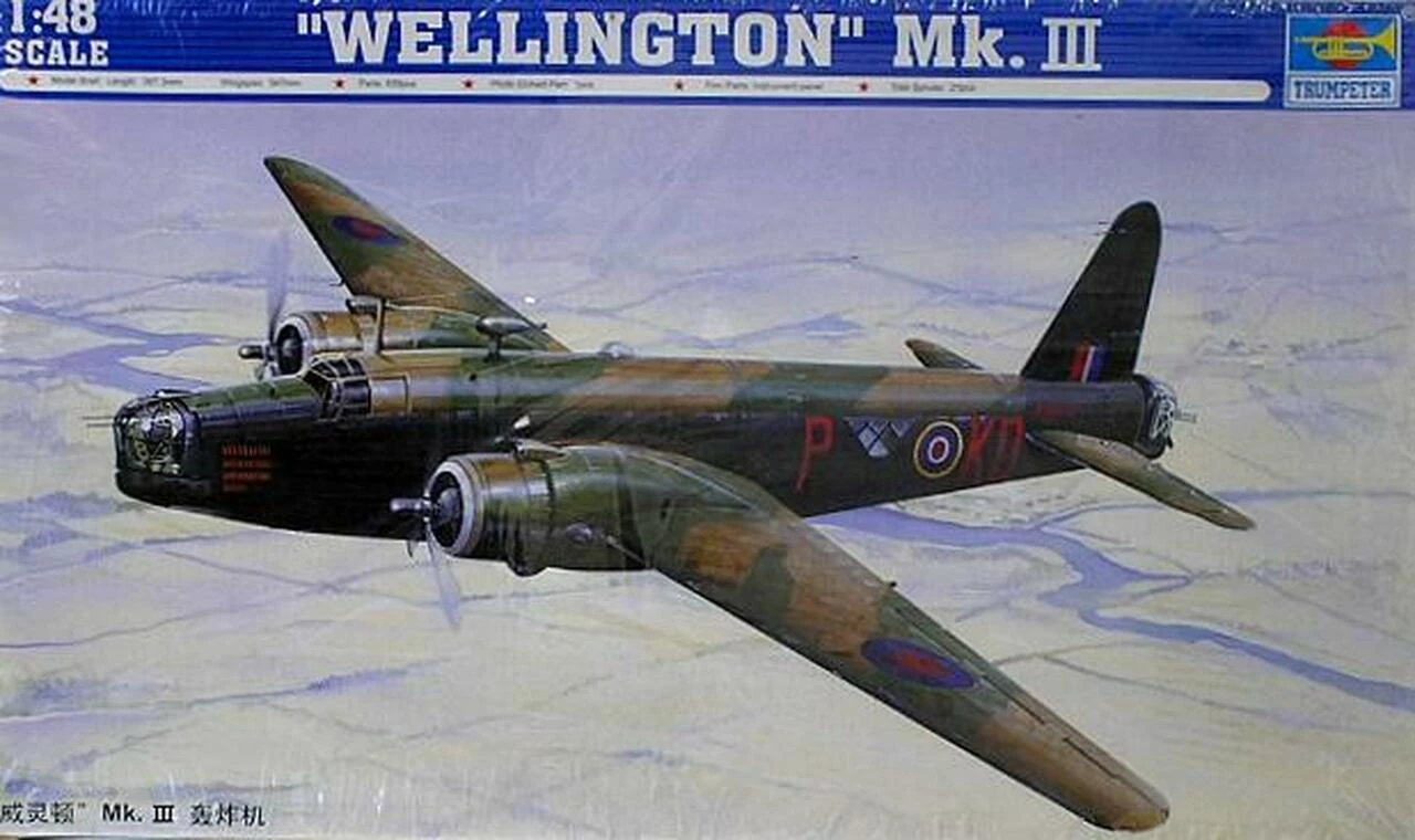 Budget π₯ British Wellington Bomber Mk.III 1/48 Trumpeter π 1 Budget π₯ British Wellington Bomber Mk.III 1/48 Trumpeter π
