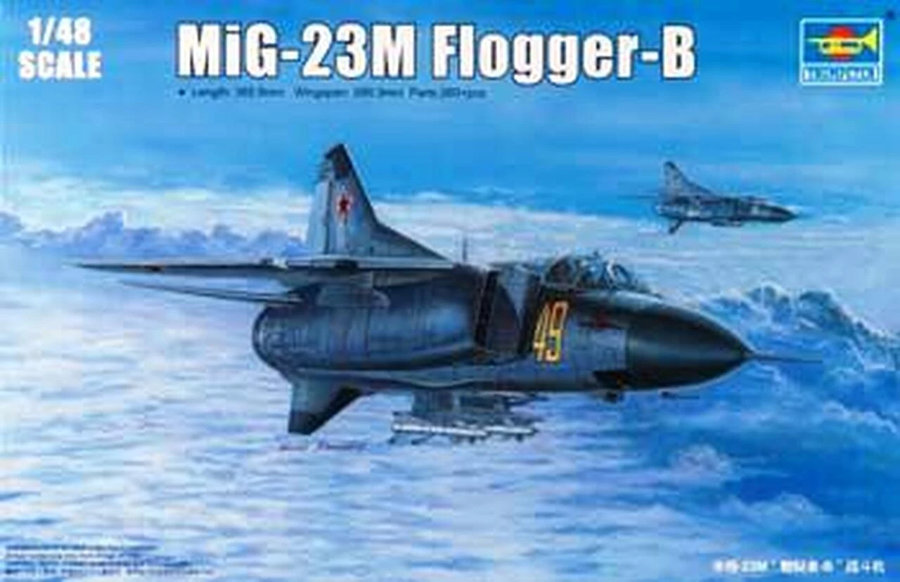 Flash Sale π― MiG-23M Flogger B Russian Fighter 1/48 Trumpeter βοΈ 1 Flash Sale π― MiG-23M Flogger B Russian Fighter 1/48 Trumpeter βοΈ
