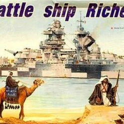 Promo 🎁 Richelieu French Battleship 1943 1/350 Trumpeter 💯