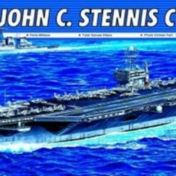 Top 10 🔥 USS John C. Stennis CVN-74 Aircraft Carrier 1/700 Trumpeter 🔥