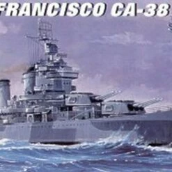 New 🤩 USS San Francisco CA-38 1944 1/700 Trumpeter 🔔
