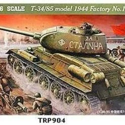 Brand new ⭐ T-34/85 Model 1944 Factory No. 174 1/16 Trumpeter 🔥