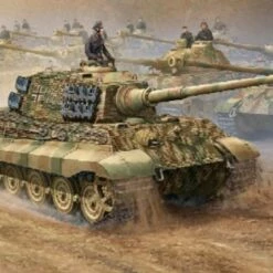 Wholesale ❤️ German Sd.Kfz.182 King Tiger Tank with Henschel & Porsche Turrets (2-in-1) 1/16 Trumpeter 👏