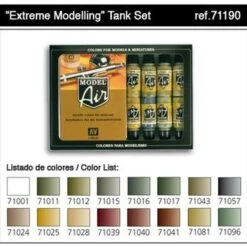 Hot Sale ✔️ Extreme Modelling Tank Model Air Color Paint Set (16 Colors) 17ml Bottle Acrylic Extreme Modelling Tank Model Air Color Paint Set (16 Colors) 17ml Bottle Acrylic 🎁