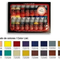 Outlet 👍 Advanced Game Color Paint Set (16 Colors) Vallejo Paint ✔️