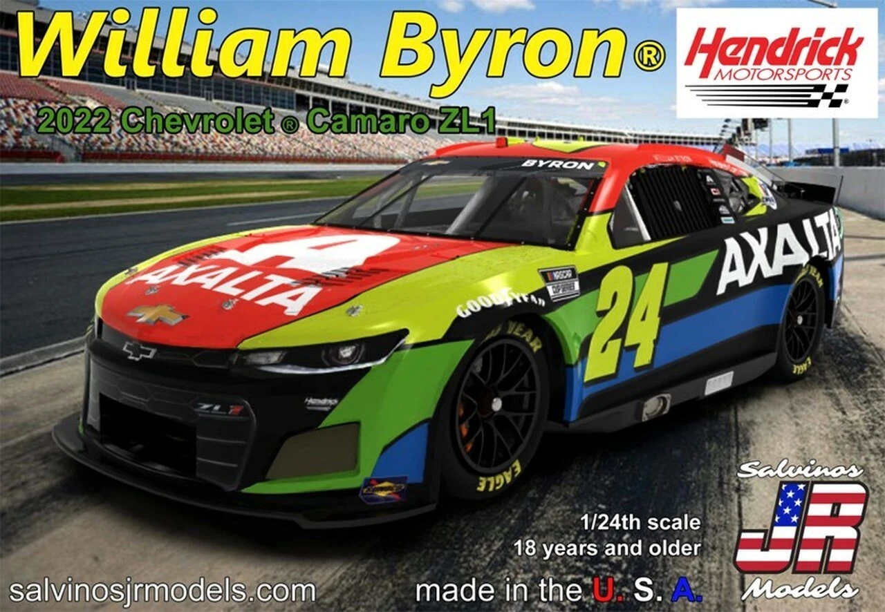 Deals π **PREORDER** William Byron 2022 NASCAR Next Gen Chevrolet Camaro ZL1 Race Car 1/24 Salvinos JR (ETA: APRIL 2022) β 1 Deals π **PREORDER** William Byron 2022 NASCAR Next Gen Chevrolet Camaro ZL1 Race Car 1/24 Salvinos JR (ETA: APRIL 2022) β