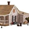 Coupon 😀 Built-N-Ready Old Homestead House HO Scale Woodland Scenics ✔️