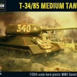 Wholesale 😀 WWII Bolt Series: T34/85 Soviet Medium Tank 1/56 Warlord Games 🔔