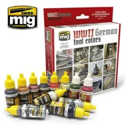 Discount 😍 German Tools Colors Paint Set AMMO by Mig Jimenez 🎁