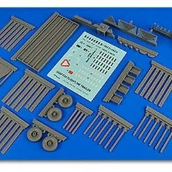 Top 10 ✨ USAF F2A Flightline Steel-Type Platform Trailer w/Racks 1/32 Aerobonus 🛒