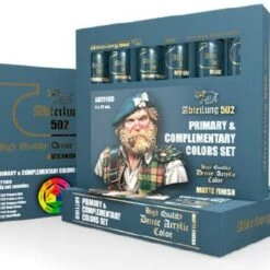 Promo 💯 Primary & Complementary Acrylic Paint Set (6 Colors) 20ml Tubes Abteilung 502 🔥