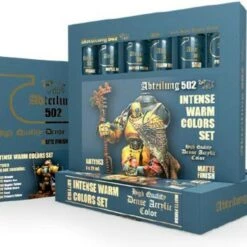 Best Pirce 🔥 Intense Warm Acrylic Paint Set (6 Colors) 20ml Tubes Abteilung 502 ✨