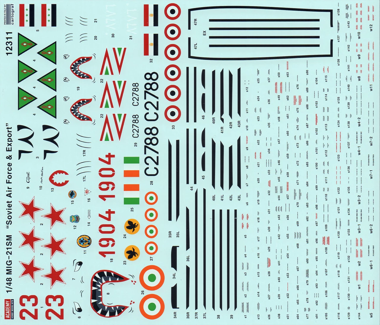 New ⭐ MiG-21MF Soviet Air Force & Export 1/48 Academy ✨ 4 New ⭐ MiG-21MF Soviet Air Force & Export 1/48 Academy ✨ - Image 4