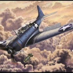 Brand new 🎁 SBD-2 Battle of Midway USN Dive Bomber 1/48 Academy 🔔