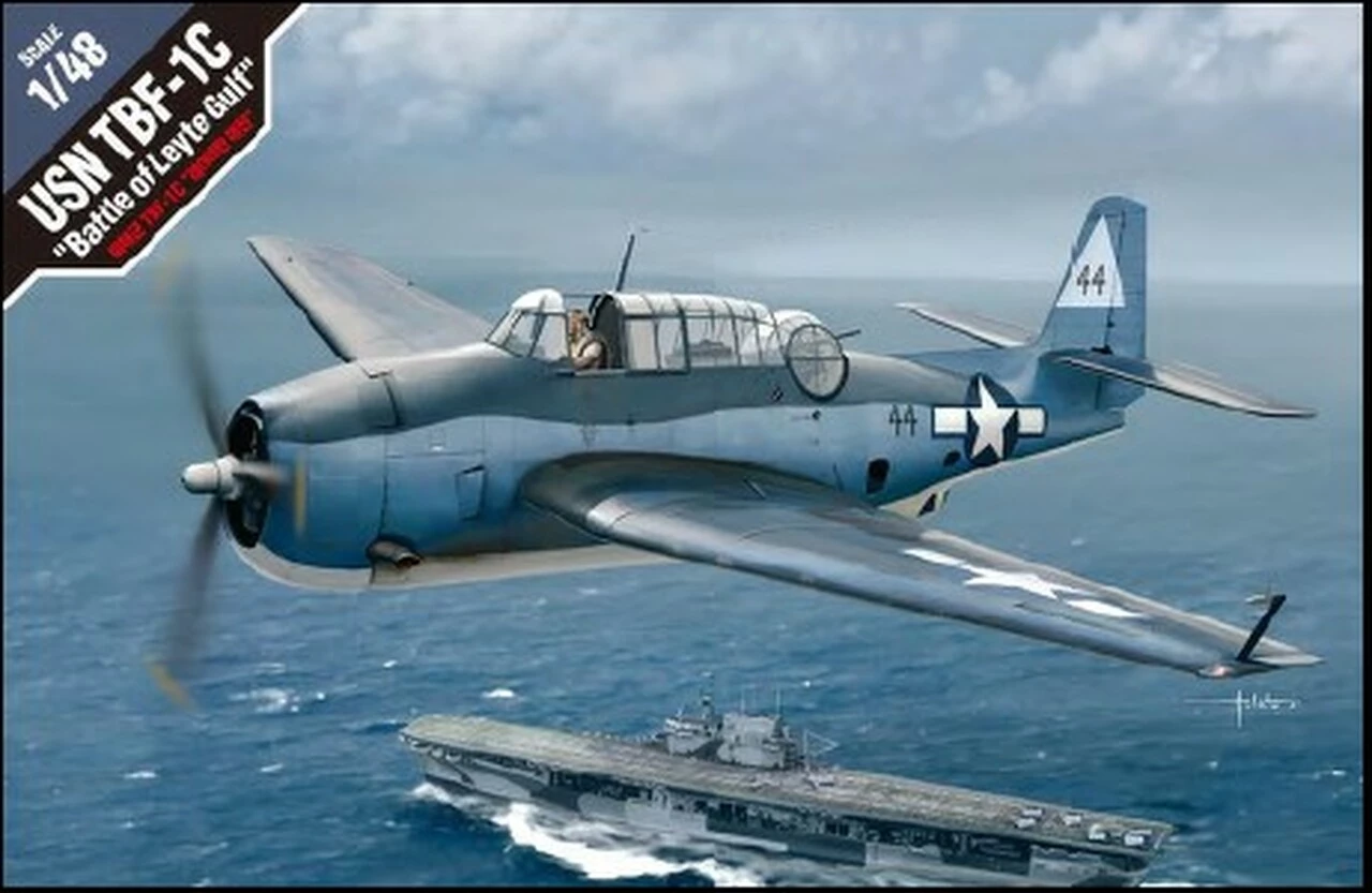 Promo π TBF-1C USN Torpedo Bomber Battle of Leyte Gulf 1/48 Academy π― 1 Promo π TBF-1C USN Torpedo Bomber Battle of Leyte Gulf 1/48 Academy π―
