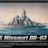 Outlet 🔔 1/700 USS Missouri BB63 Mighty Mo Battleship Academy 🤩