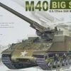 New ⭐ M40 Big Shot US 155mm Gun Motor Carriage 1/35 AFV Club 🔔