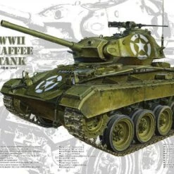 Wholesale 🛒 WWII US M24 Chaffee Light Tank 1/35 AFV Club 👏