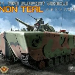 Outlet ✔️ LVTH6A1 Cannon Teal Fire Support Vehicle w/105mm Howitzer 1/35 AFV Club 🤩