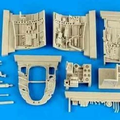 Hot Sale ⌛ A6M5 Zero Fighter Cockpit Set (For Tamiya) (Resin) 1/32 Aires 🔔