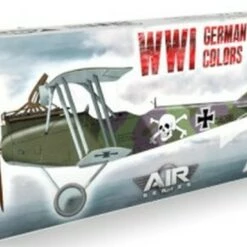 Best Sale 🧨 Air Series: WWI German Aircraft Acrylic Paint Set (8 Colors) 17ml Bottles AK Interactive 💯