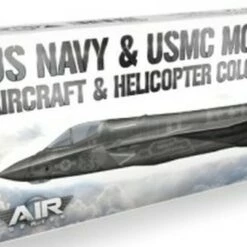 Wholesale 🌟 Air Series: US Navy & USMC Modern Aircraft & Helicopter Acrylic Paint Set (8 Colors) 17ml Bottles AK Interactive 😍