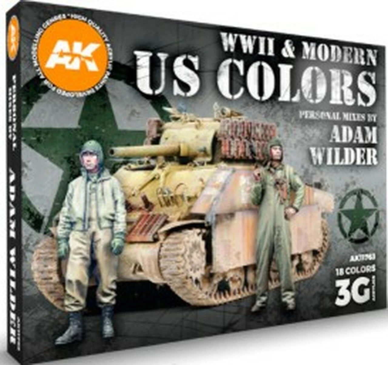 Coupon β€οΈ WWII & Modern US Colors Acrylic Paint Set (18 Colors) 17ml Bottles AK Interactive π 1 Coupon β€οΈ WWII & Modern US Colors Acrylic Paint Set (18 Colors) 17ml Bottles AK Interactive π