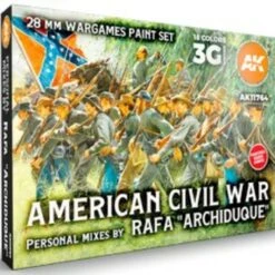 Top 10 😍 American Civil War Gaming Acrylic Paint Set (18 Colors) 17ml Bottles AK Interactive 🔔