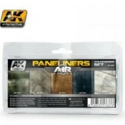 Buy 😀 Air Series: Panel Liners Weathering Combo Enamel Paint Set (5 Colors) 35ml Bottle AK Interactive ⭐