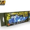 Best Pirce ✨ AFV Series: Chinese Marine Corps & Airborne Forces Acrylic Paint Set (8 Colors) 17ml Bottles AK Interactive ❤️