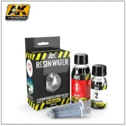 Best deal 👍 Diorama Series: Resin Water 2-Part Components Epoxy for Clear Water Effect 180ml AK Interactive 🎉
