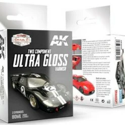 Cheapest ✨ Car & Civil Vehicles Series: Two-Part Component Ultra Gloss Varnish 80ml AK Interactive 🎁