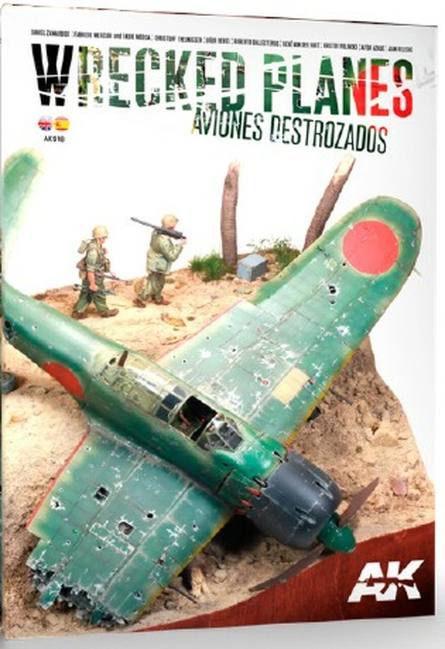 Hot Sale 𧨠Wrecked Planes Weathered Modeling Book AK Interactive 𧨠1 Hot Sale 𧨠Wrecked Planes Weathered Modeling Book AK Interactive π§¨